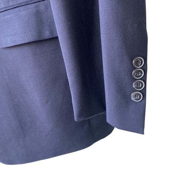 JOS A BANK Suit Jacket Mens Sz 41 Long Navy Wool Classic Heritage - Picture 4 of 8